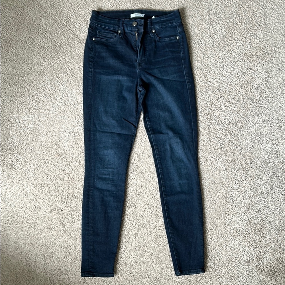 Good American Dark Blue Skinny Jeans
